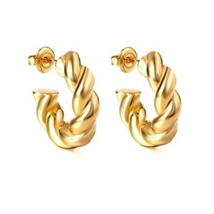 18k plated Gold Hoop Earrings